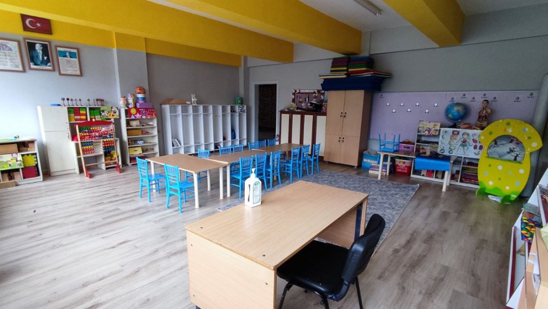 Temel Eğitimde 10000 Okul Projesi Kapsamında Şehit Erda Uygun İlkokuluna Anasınıfı Açıldı