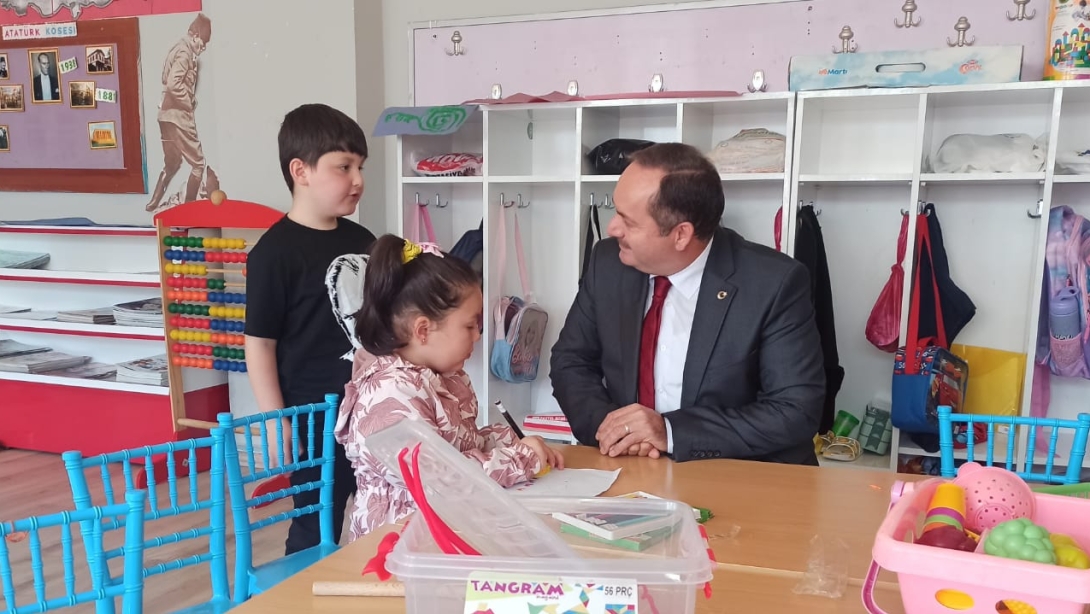 İlçe Milli Eğitim Müdürümüz Sayın Süleyman PEHLİVAN, Şehit Erda Uygun İlkokulu'nu Ziyaret Etti