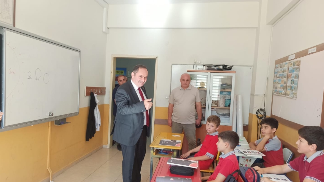 İlçe Milli Eğitim Müdürümüz Sayın Süleyman PEHLİVAN, Edirli Kocaman İlk/Ortaokulu'nu Ziyaret Etti