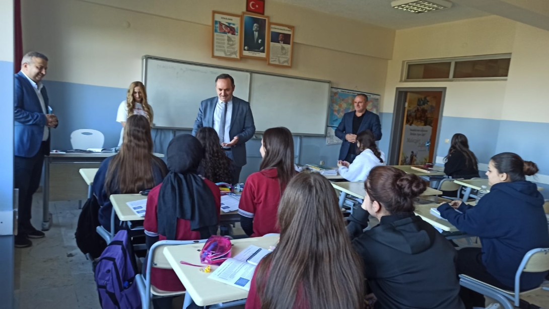 İlçe Milli Eğitim Müdürümüz Sayın Süleyman PEHLİVAN, Türk Telekom Çok Programlı Anadolu Lisesi'ni Ziyaret Etti